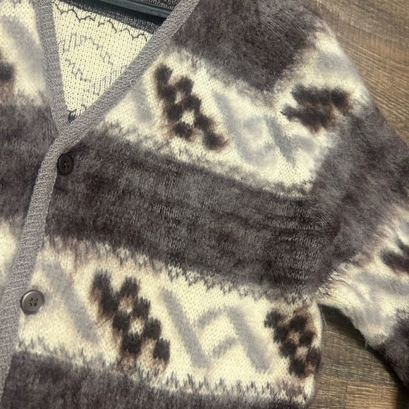 Van Huesen men’s L vintage wool carton absolute great cond. very Kirk Cobain - Picture 4 of 10